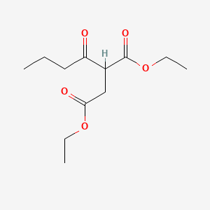 molecular formula C12H20O5 B1633064 Butanedioic acid, 2-(1-oxobutyl)-, 1,4-diethyl ester CAS No. 41117-77-5