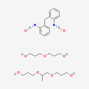 molecular formula C30H44N2O9 B1633067 3-(3-Hydroxypropoxy)propan-1-ol;3-[2-(3-hydroxypropoxy)propoxy]propan-1-ol;1-isocyanato-2-[(2-isocyanatophenyl)methyl]benzene 