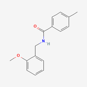 molecular formula C16H17NO2 B1633126 N-(2-methoxybenzyl)-4-methylbenzamide 