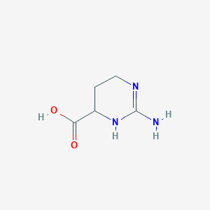molecular formula C5H9N3O2 B1633134 4-Pyrimidinecarboxylic acid, hexahydro-2-imino-, (+)- CAS No. 28958-94-3