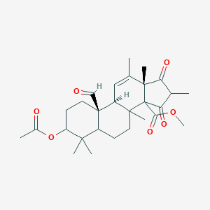 molecular formula C₂₈H₃₈O₇ B163314 安德拉斯坦 A CAS No. 174232-42-9