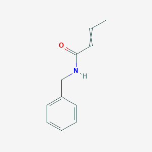 molecular formula C11H13NO B1633142 N-benzylbut-2-enamide 