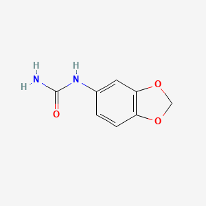 molecular formula C8H8N2O3 B1633146 N-1,3-苯并二氧杂环戊二烯-5-基脲 CAS No. 119179-46-3