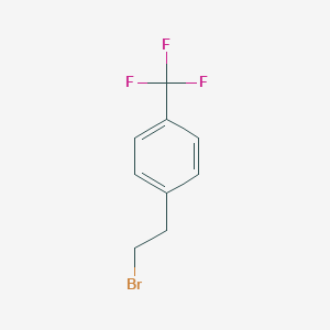 molecular formula C9H8BrF3 B163321 1-(2-Bromoethyl)-4-(trifluoromethyl)benzene CAS No. 130365-87-6
