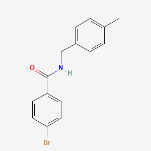 molecular formula C15H14BrNO B1633229 4-bromo-N-(4-methylbenzyl)benzamide 