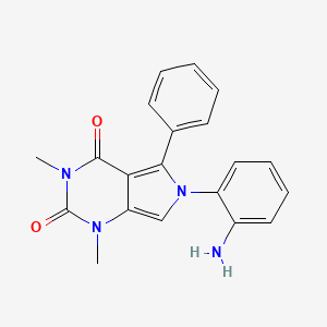 6-(2-aminophenyl)-1,3-dimethyl-5-phenyl-1H-pyrrolo[3,4-d]pyrimidine-2,4(3H,6H)-dione