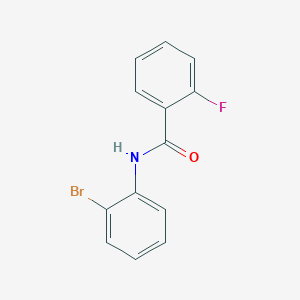 molecular formula C13H9BrFNO B1633237 N-(2-bromophenyl)-2-fluorobenzamide 