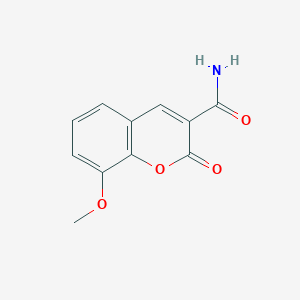 molecular formula C11H9NO4 B1633243 8-methoxy-2-oxo-2H-chromene-3-carboxamide CAS No. 1728-88-7