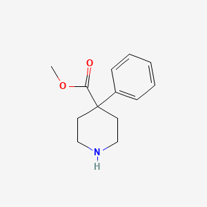 molecular formula C13H17NO2 B1633245 Methyl 4-phenylpiperidine-4-carboxylate 