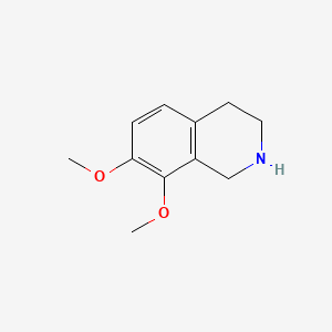 molecular formula C11H15NO2 B1633272 7,8-Dimethoxy-1,2,3,4-tetrahydroisoquinoline CAS No. 52759-08-7