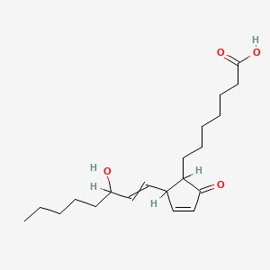 7-[2-(3-Hydroxyoct-1-enyl)-5-oxocyclopent-3-en-1-yl]heptanoic acid