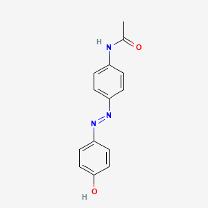molecular formula C14H13N3O2 B1633278 N-(4-((4-Hydroxyphenyl)azo)phenyl)acetamide CAS No. 5302-39-6