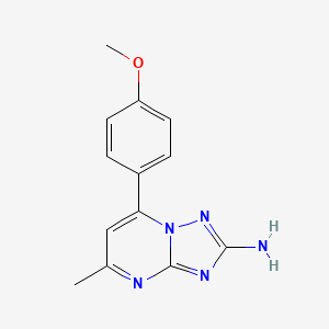 7-(4-Methoxyphenyl)-5-methyl-[1,2,4]triazolo[1,5-a]pyrimidin-2-amine