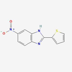 5-Nitro-2-(thiophen-2-yl)-1H-benzo[d]imidazole