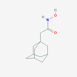 molecular formula C12H19NO2 B163330 2-(1-adamantyl)-N-hydroxyacetamide CAS No. 136561-40-5