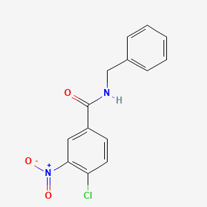 molecular formula C14H11ClN2O3 B1633315 N-benzyl-4-chloro-3-nitrobenzamide 