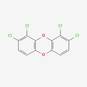 molecular formula C12H4Cl4O2 B1633340 1,2,8,9-四氯二苯并-对-二噁英 CAS No. 62470-54-6