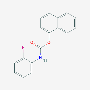 molecular formula C17H12FNO2 B1633362 naphthalen-1-yl N-(2-fluorophenyl)carbamate 