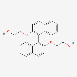 2-[1-[2-(2-Hydroxyethoxy)naphthalen-1-yl]naphthalen-2-yl]oxyethanol