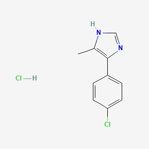 molecular formula C10H10Cl2N2 B1633403 Lofemizole hydrochloride CAS No. 69024-91-5