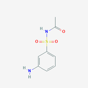 N-(3-aminophenyl)sulfonylacetamide
