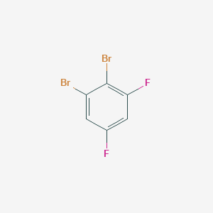 molecular formula C6H2Br2F2 B163342 1,2-二溴-3,5-二氟苯 CAS No. 139215-43-3