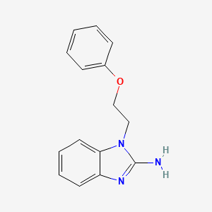 molecular formula C15H15N3O B1633428 1-(2-Phenoxyethyl)benzimidazol-2-amine 