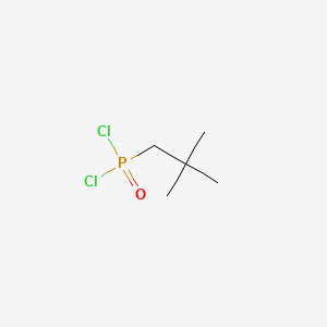 molecular formula C5H11Cl2OP B1633436 1-Dichlorophosphoryl-2,2-dimethylpropane 
