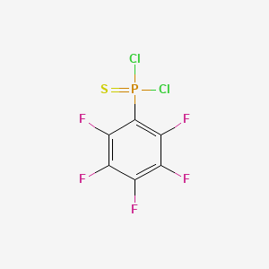 molecular formula C6Cl2F5PS B1633443 Phosphonothioic dichloride, (pentafluorophenyl)- 