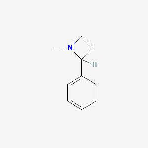 molecular formula C10H13N B1633450 1-Methyl-2-phenylazetidine 