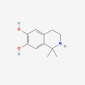 molecular formula C11H15NO2 B1633474 1,1-Dimethyl-1,2,3,4-tetrahydroisoquinoline-6,7-diol 