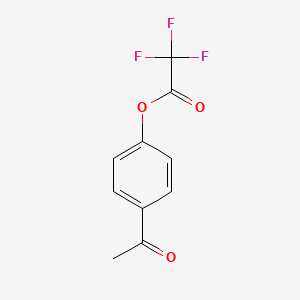 molecular formula C10H7F3O3 B1633478 4-Acetylphenyl 2,2,2-trifluoroacetate 