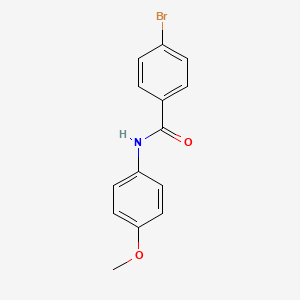 molecular formula C14H12BrNO2 B1633489 4-bromo-N-(4-methoxyphenyl)benzamide 