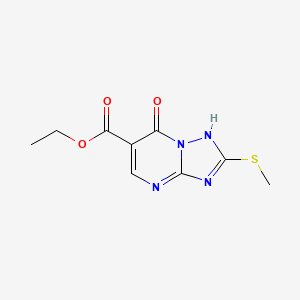 ethyl 2-methylsulfanyl-7-oxo-1H-[1,2,4]triazolo[1,5-a]pyrimidine-6-carboxylate