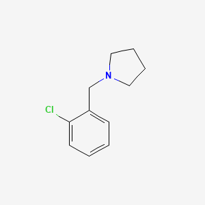 molecular formula C11H14ClN B1633500 1-(2-Chlorobenzyl)pyrrolidine 