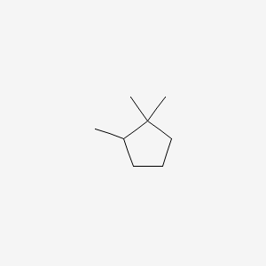 molecular formula C8H16 B1633513 1,1,2-Trimethylcyclopentane CAS No. 4259-00-1