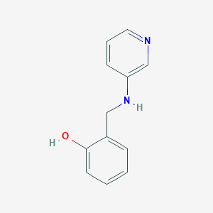 molecular formula C12H12N2O B1633523 2-[(Pyridin-3-ylamino)methyl]phenol 