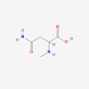 4-Amino-2-(methylamino)-4-oxobutanoic acid