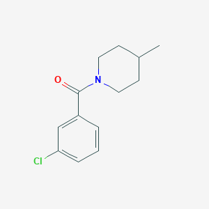 1-(3-Chlorobenzoyl)-4-methylpiperidine