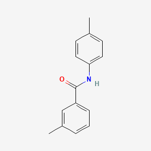 molecular formula C15H15NO B1633545 3-methyl-N-(4-methylphenyl)benzamide 