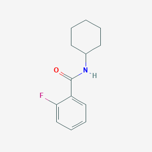 molecular formula C13H16FNO B1633559 N-cyclohexyl-2-fluorobenzamide 
