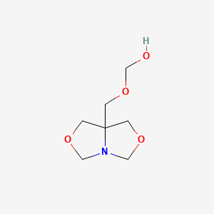 5-Hydroxymethoxymethyl-1-aza-3,7-dioxabicyclo(3.3.0)octane