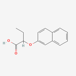 molecular formula C14H14O3 B1633573 2-(2-Naphthyloxy)butanoic acid CAS No. 161904-61-6