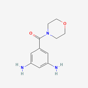 molecular formula C11H15N3O2 B1633595 (3,5-Diaminophenyl)(morpholino)methanone 