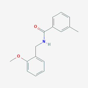 N-[(2-methoxyphenyl)methyl]-3-methylbenzamide