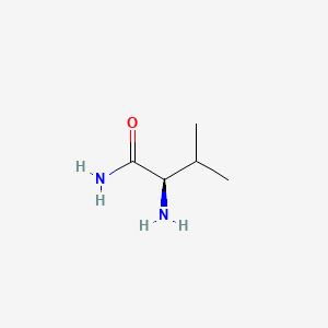 molecular formula C5H12N2O B1633652 (2R)-2-amino-3-methylbutanamide 