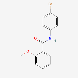 molecular formula C14H12BrNO2 B1633666 N-(4-bromophenyl)-2-methoxybenzamide 