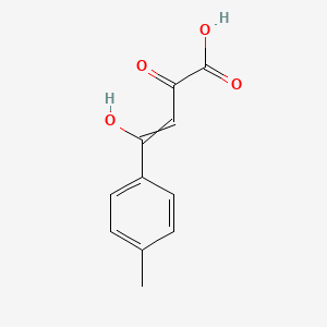 molecular formula C11H10O4 B1633672 4-Hydroxy-4-(4-methylphenyl)-2-oxobut-3-enoic acid 