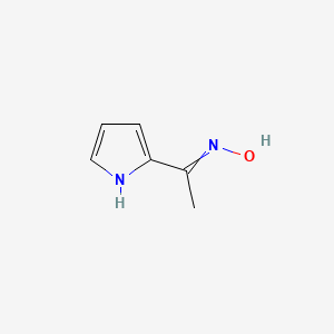 molecular formula C6H8N2O B1633689 N-[1-(1H-pyrrol-2-yl)ethylidene]hydroxylamine 