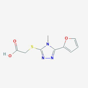 (5-Furan-2-yl-4-methyl-4H-[1,2,4]triazol-3-ylsulfanyl)-acetic acid